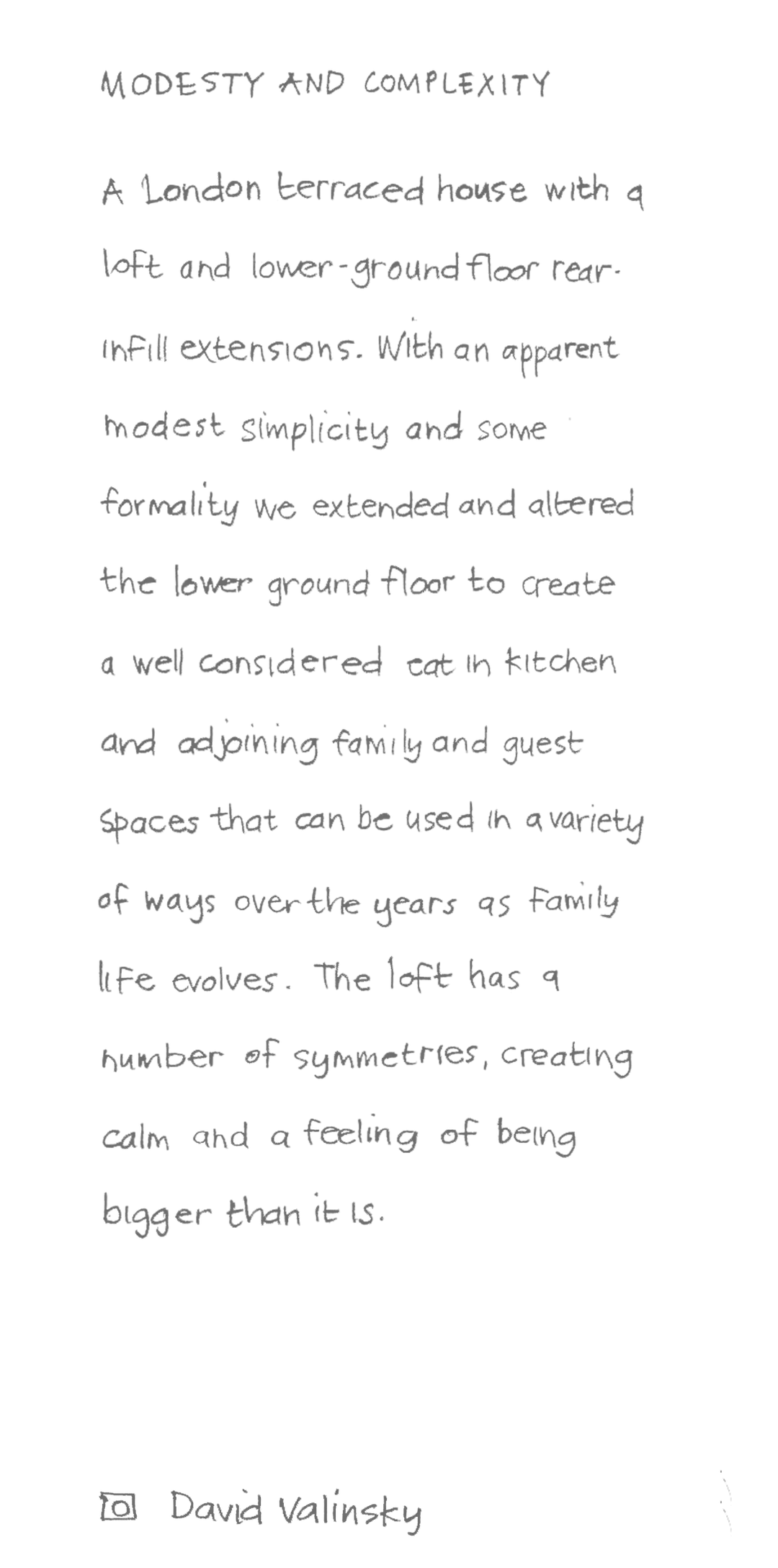 Modesty and Complexity